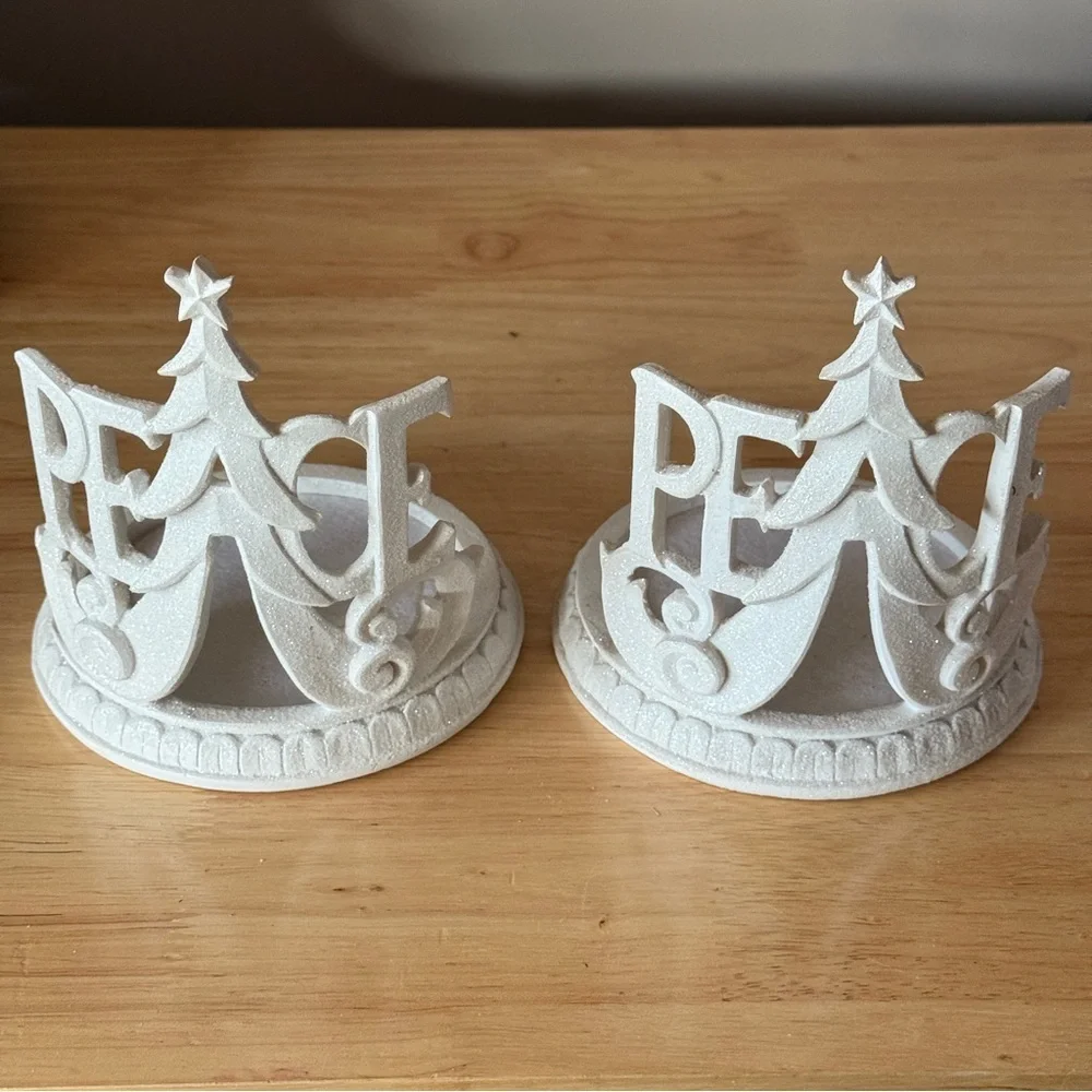 Scentsy Peace Candle Holders Warmer Wrap Christmas